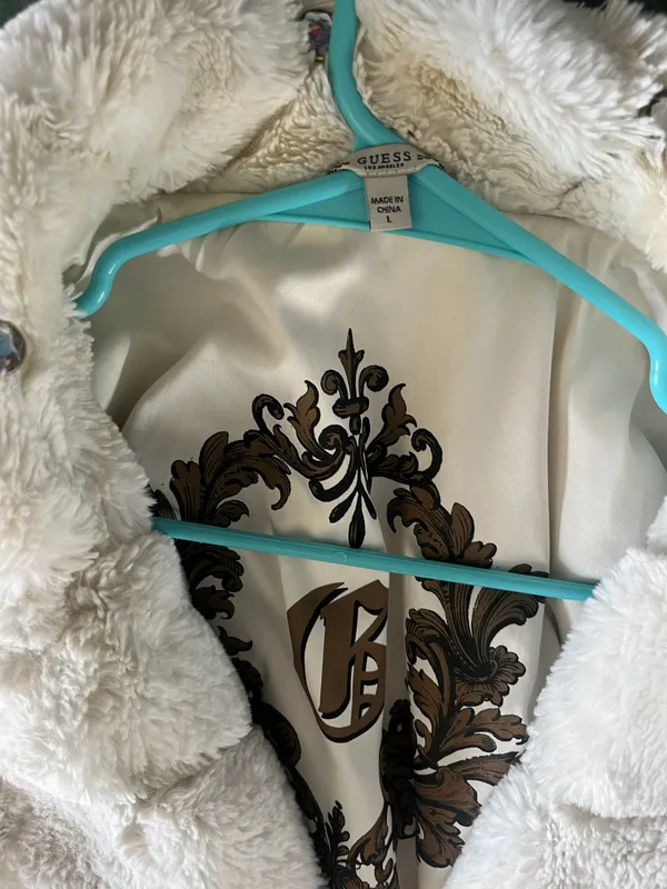 Guess Faux Fur Coat - Image 4