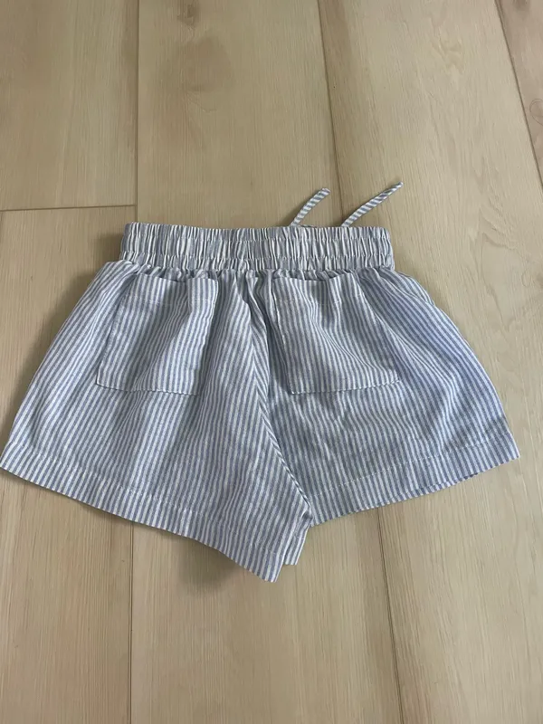 Princess Polly Striped Linen Shorts - Image 4