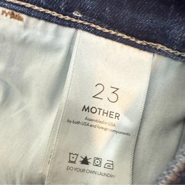 Mother The Hustler Ankle Frayed Bootcut Kick Flare Jeans‎ Lust for Life Size 23 - Image 11