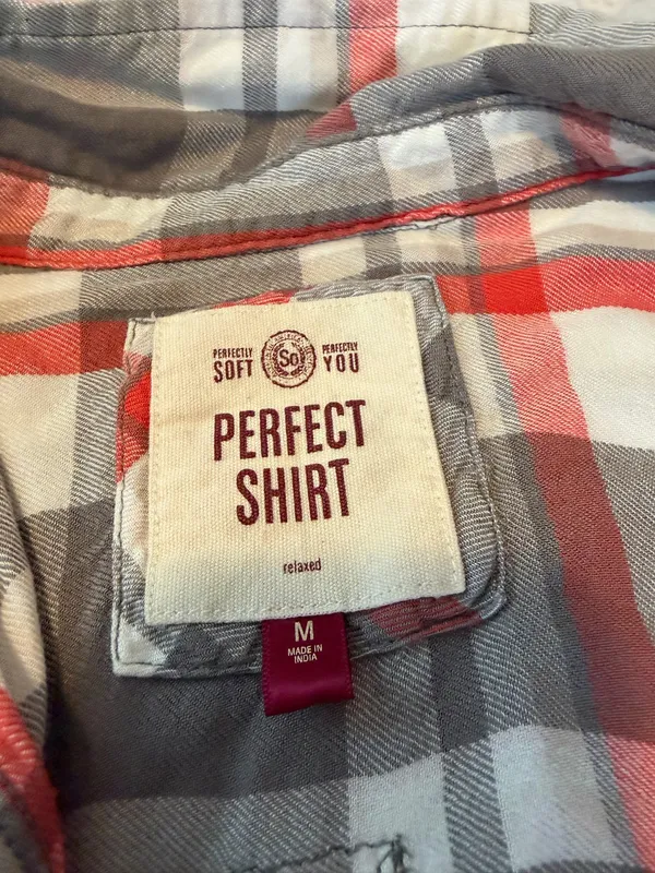 SO perfectly soft flannel button up shirt Multiple Size M - Image 4