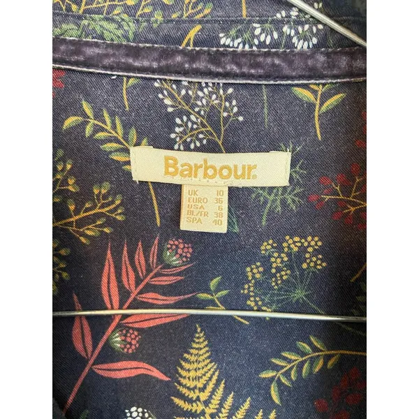 Barbour Robinson Dress floral shirt dress size 6 - Image 4