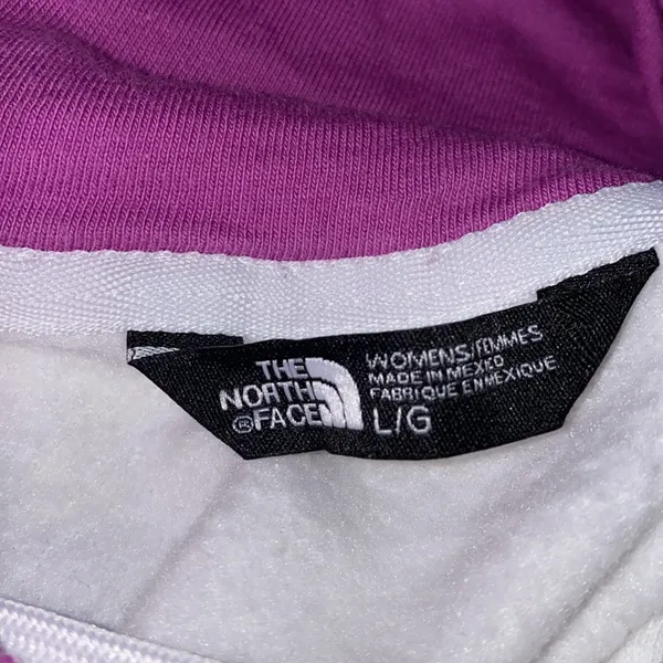 The North Face Spell Out Logo Hoodie Size Large - Image 6