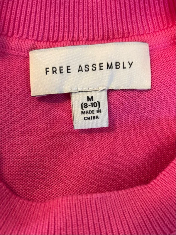 NWT Free Assembly Pineapple Graphic Sweater Shell sz M 8-10 - Image 3