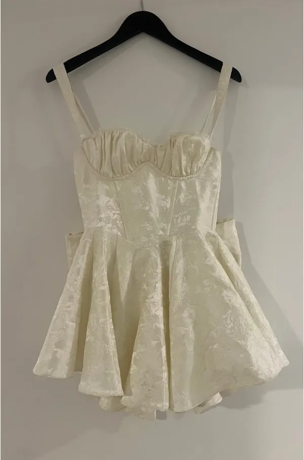 BABYBOO Emelie Playsuit in Ivory XS - Image 6