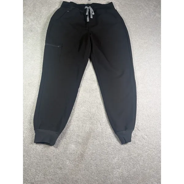Figs Technical Collection Zamora Jogger Scrub Pants in Black Size Medium Pet - Image 3