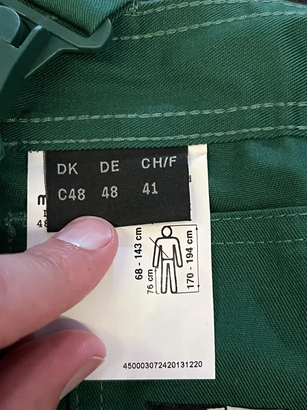 Mascot Newark Overalls Mens C48 33x30 Green Workwear Bib Knee Pad 10569-442-03 - Image 10