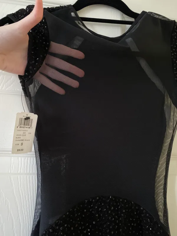 Windsor Black Sparkly Dress - Image 5