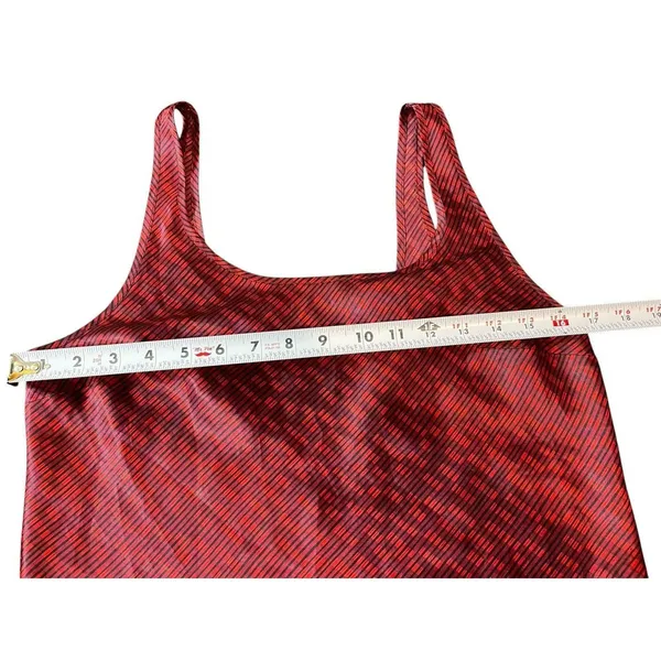 Victoria's Secret VTG Red Black Satin Feel Sleeveless Elastic Waist Pant Set S 90s - Image 10