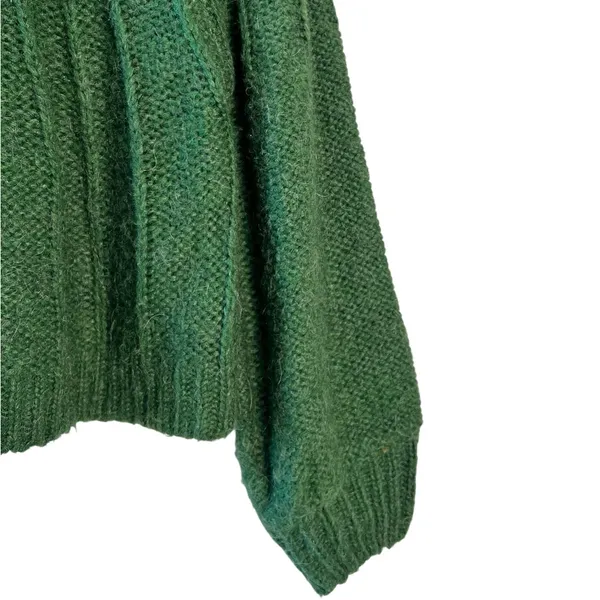 Urban Outfitters Green Martha Slouchy Knit‎ Pullover Crew Neck Sweater Small - Image 8