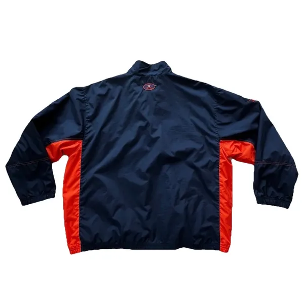 Vintage 90s Reebok Virginia Cavaliers Jacket Mens XL UVA NCAA Half Zip Pullover - Image 2