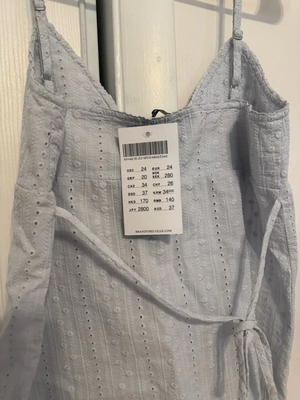 Brandy Melville Light Blue Tank Top - Image 6