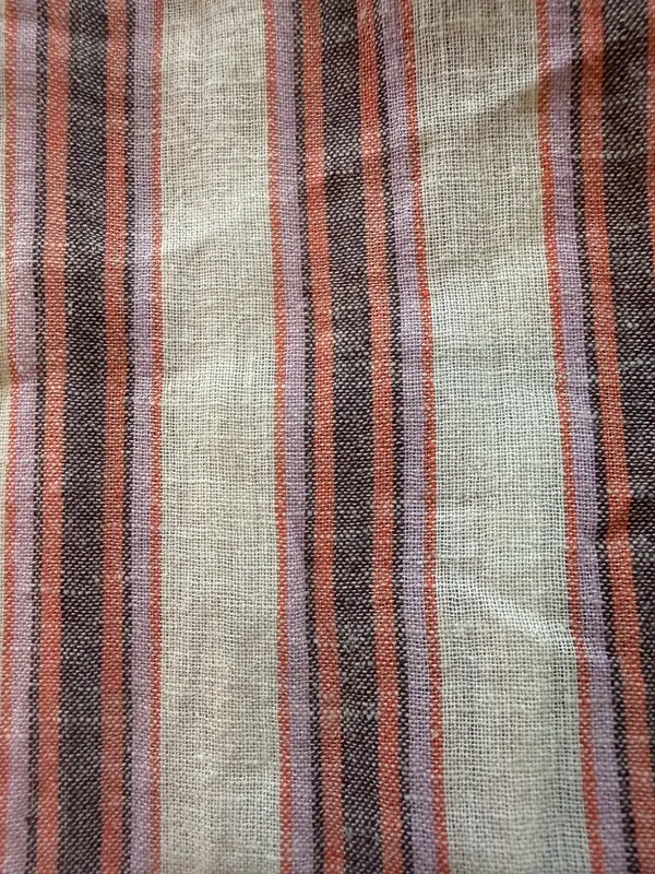 Rails Red Pink Linen Stripe Short Sleeve Blouse Top Size XS - Image 10