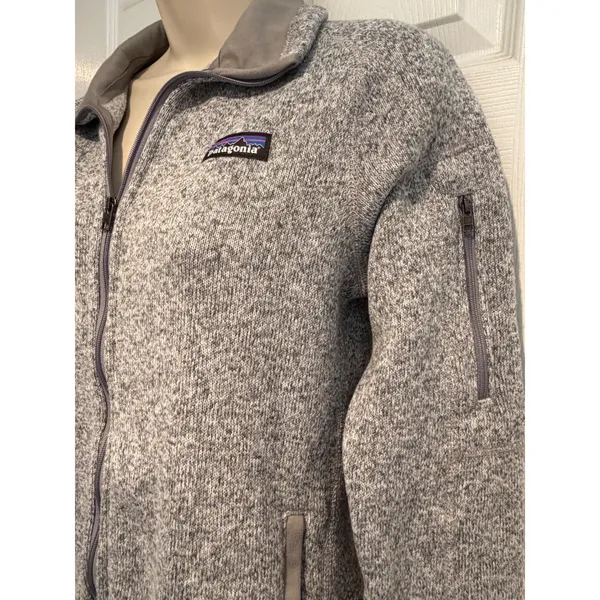 Patagonia Better Sweater Full Zip Jacket Birch Grey Womens Small 25543 Gorpcore - Image 13