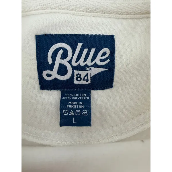 Blue 84 Miami University Unisex Large Crewneck Sweatshirt White Red Spellout - Image 4