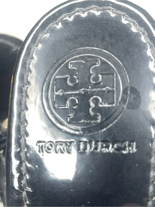Very Well Loved Tory Burch Black Sandals - Image 3