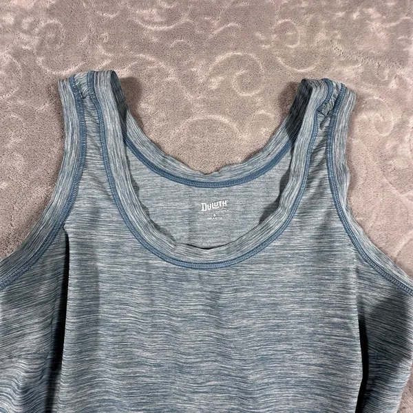 Duluth Trading Co. Women's Armachillo Cooling Jogger Jumpsuit Small Teal Stretch - Image 11