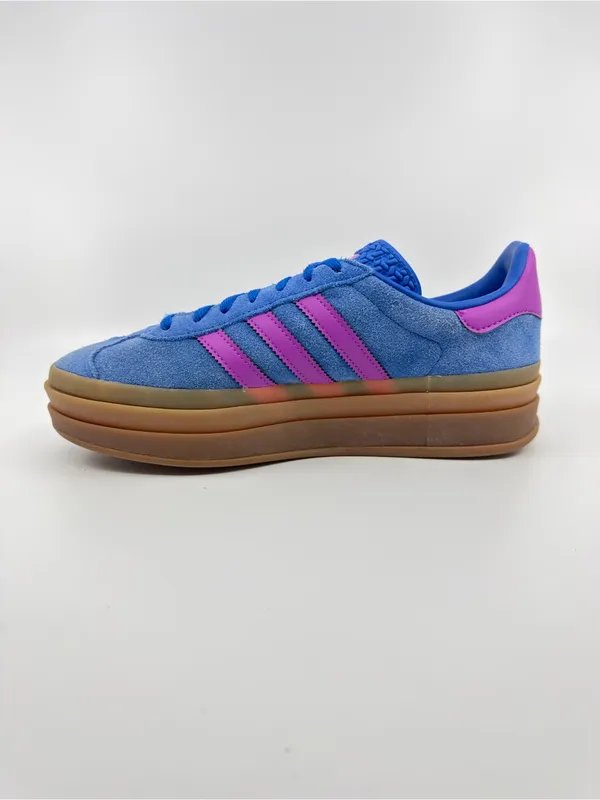Adidas Gazelle Bold Lucid Blue/ Lucid Pink Color Way. SZ 9.5 Women’s - Image 4