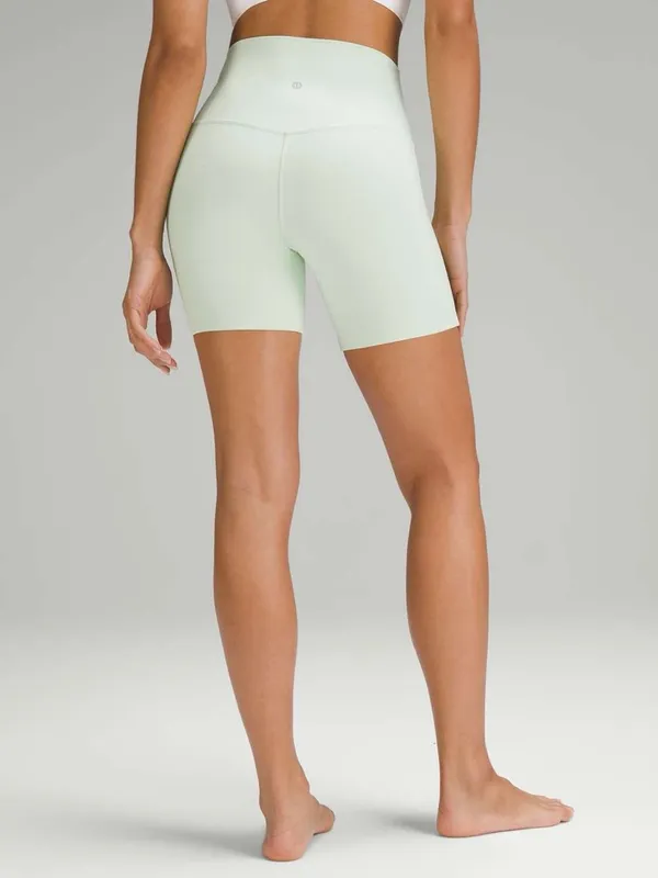 Lululemon Align High-Rise Kohlrabi Green‎ Athleisure 6” Shorts - Image 2