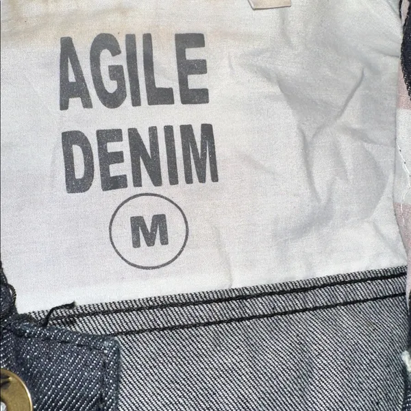 Agile denim sleeveless dark wash Denim Vest Studded Details & America detail - Image 6