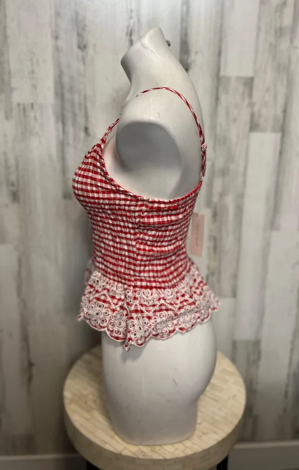 Sim & Sam Red And White Tank Top - Image 2
