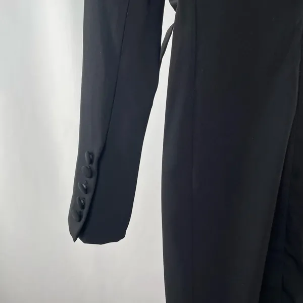 Lulus Style Savvy Wrap Blazer Dress in Black Size Extra Small‎ - Image 7