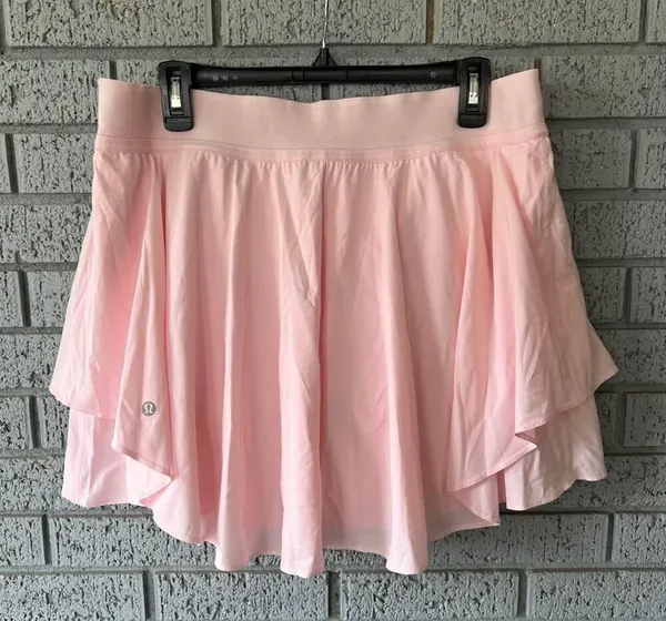Lululemon Court Rival High-Rise Skirt Strawberry Milkshake Size 14 - Image 6