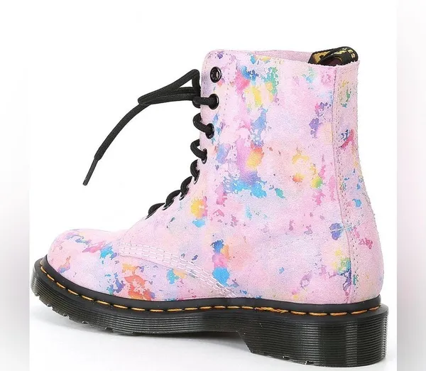 Dr. Martens Sheridan Rainbow Burst Suede Boots - Image 16