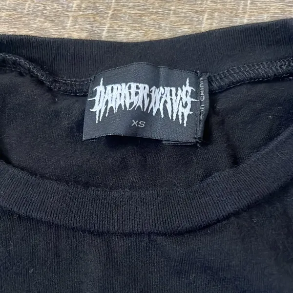Doll’s Kill Darker Wave Mini Shrug Shirt Size XS - Image 2