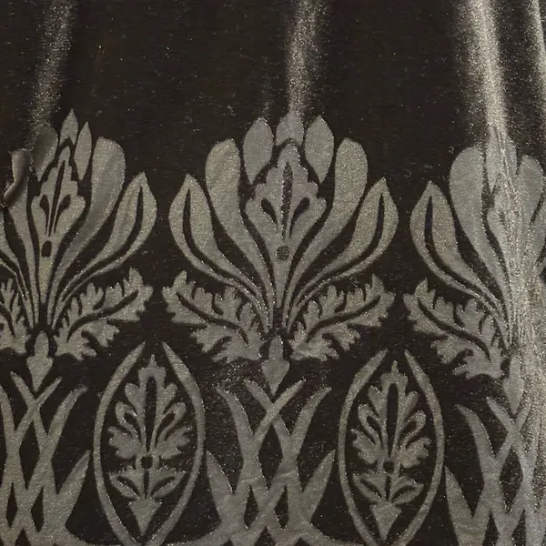 The Limited Peony Burnout oylong black velvet embroidered tunic style blouse top - Image 6