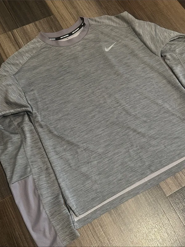 Nike Women’s Crewneck Athletic Top - Heather Gray - Image 2