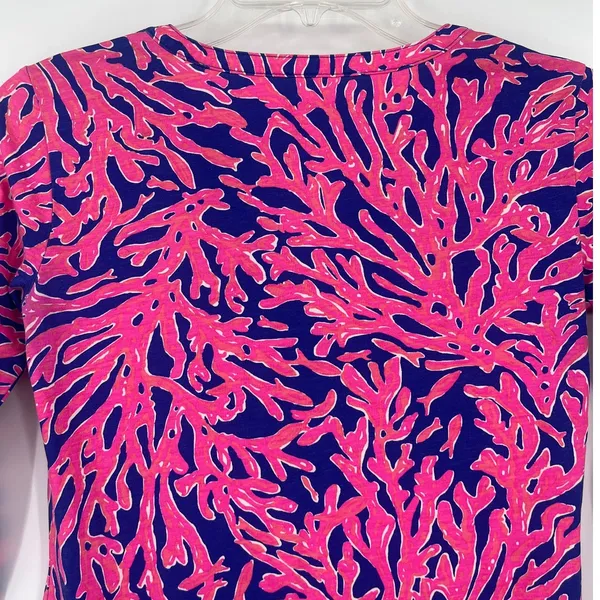 Lilly Pulitzer Alessia Did You Catch Dress Sz XXS Preppy Coastal Resort Pima - Image 8