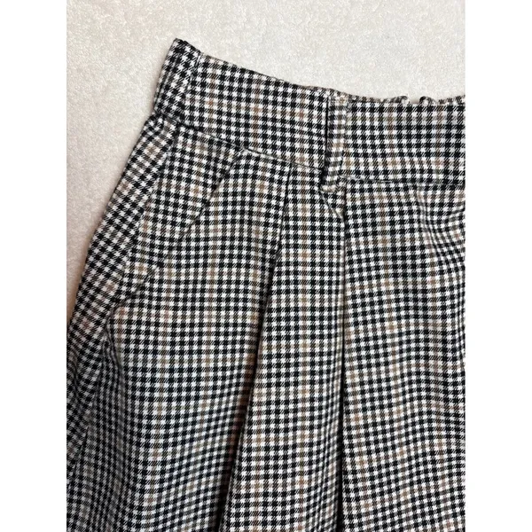 Hollister Ultra High-Rise Houndstooth Plaid Skort y2k preppy Academia - Image 2