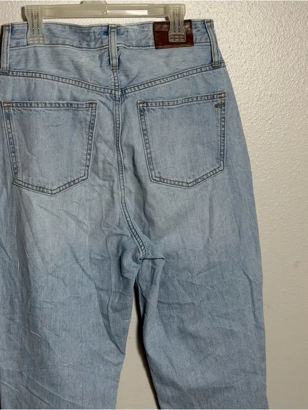 Madewell Women Denim The‎ Curvy Perfect Vintage Light Blue Jeans size 26 - Image 6