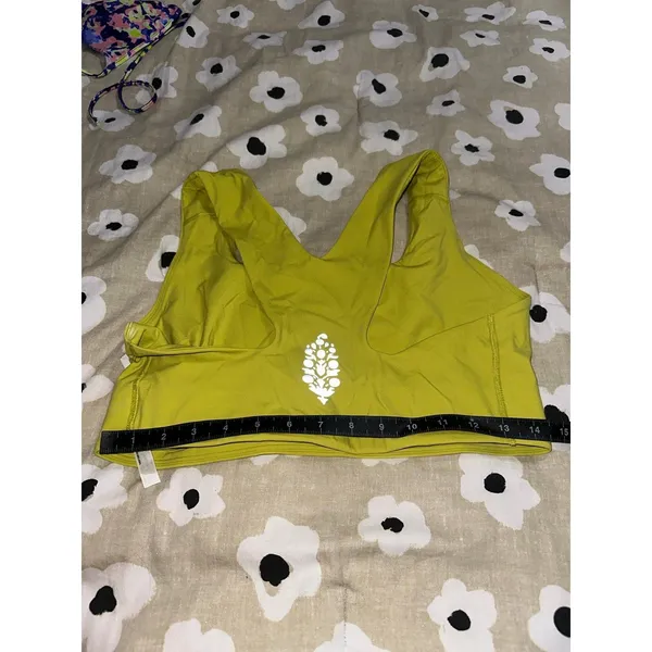 Free People Green Honeydew Sports Bra - Image 5