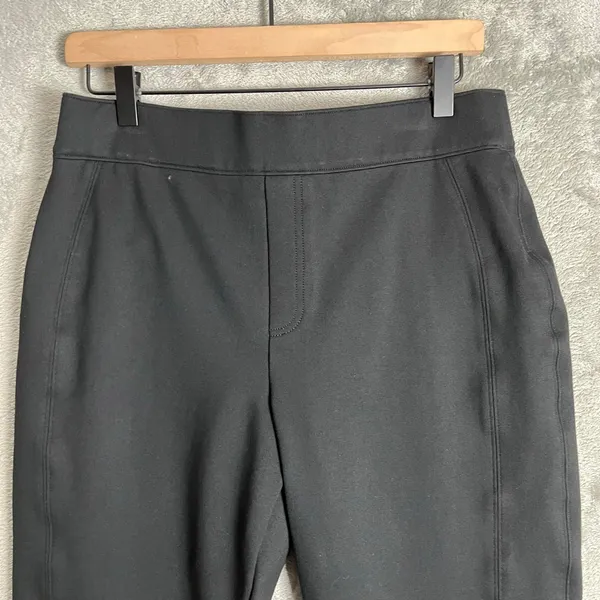 Spanx Perfect Pant Slim Straight Large‎ Black Pull On Career Office Minimalist - Image 2
