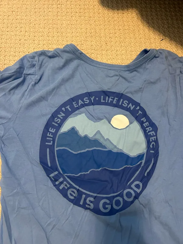 Women’s Life is Good T-Shirt Medium - Image 3