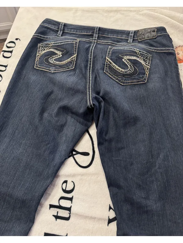 Silver Jeans Tuesday 16 1/2 Bootcut Women's Denim Jeans Size W22 L33 - Image 3