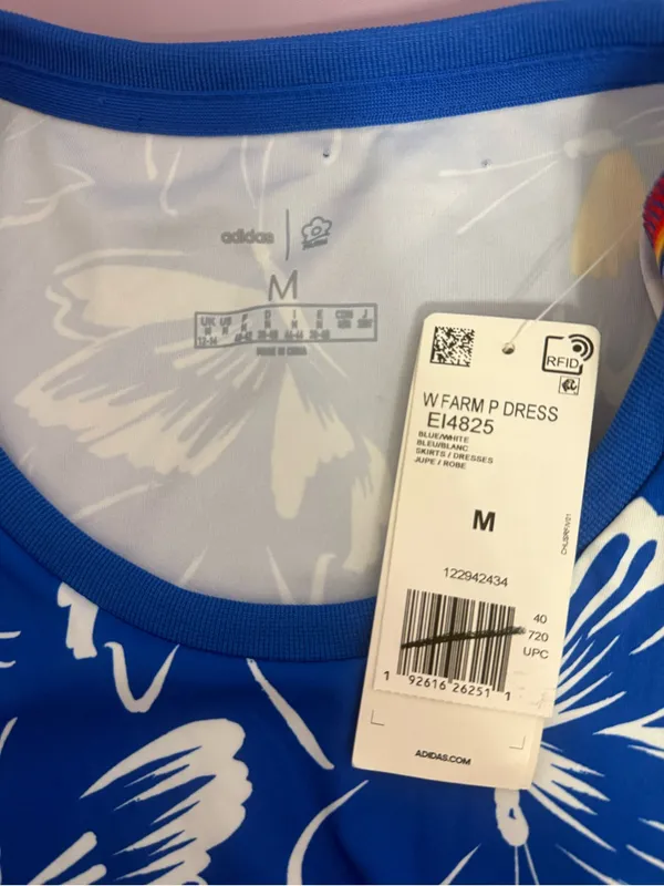 Adidas x FARM Rio Butterfly Print Dress - Image 7