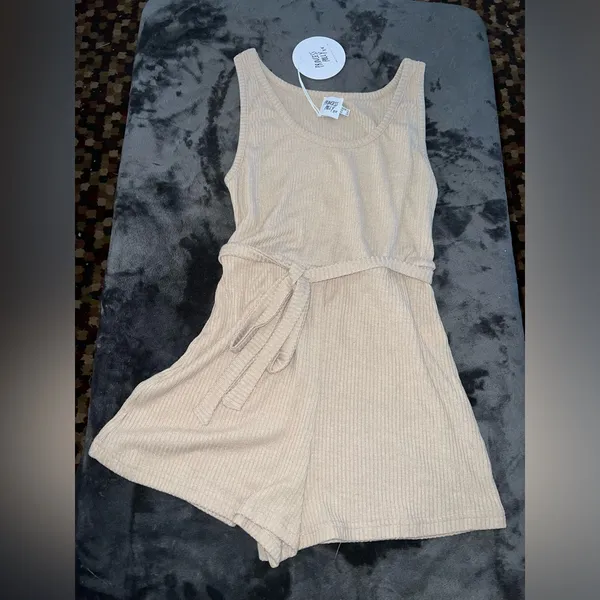 Princess Polly Callie Playsuit in Beige Size 10 New with tag - Image 5