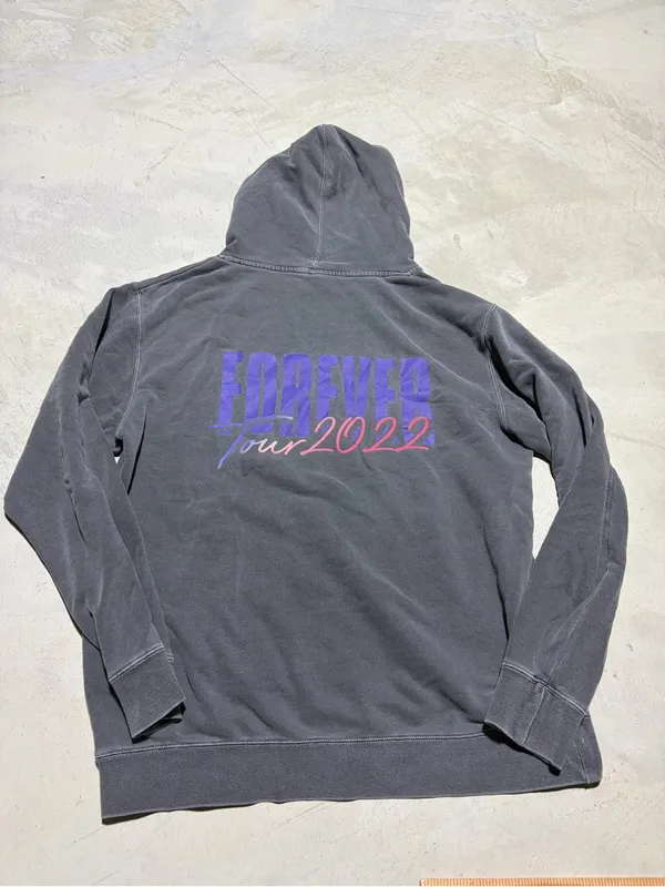 Big Time Rush forever tour 2022 Graphic Hoodie gray large - Image 8