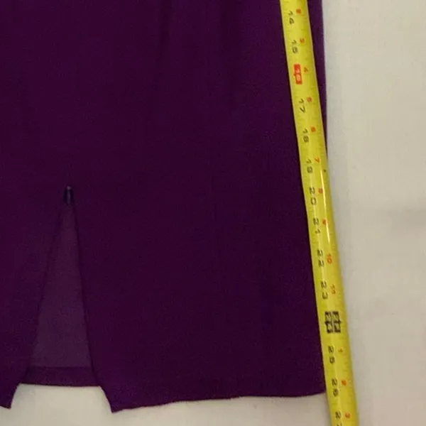 Per‎ Se 2pc Plum Skirt Suit size 8 - Image 8