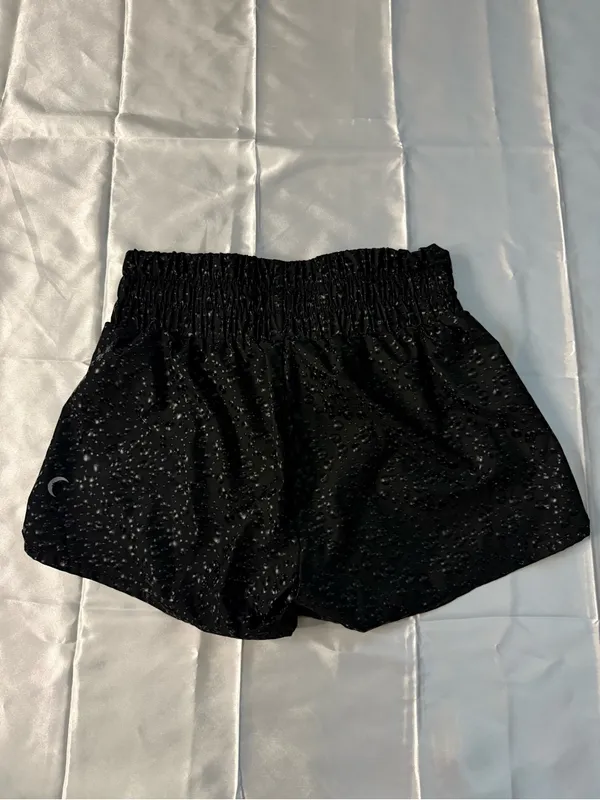 Zyia Active High Rise Black Bomber Bubbles Shorts - Image 2