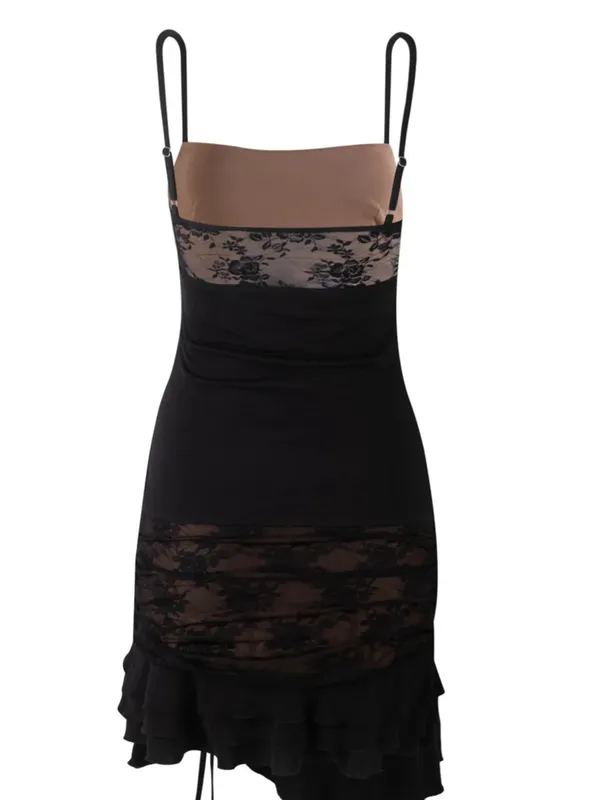 Tiger Mist NWT Black Hudda Lace Mini Dress - Image 2