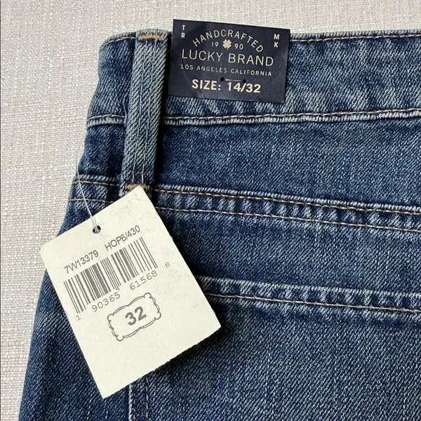 Lucky Brand Blue Wide Leg Crop Jeans - Image 9