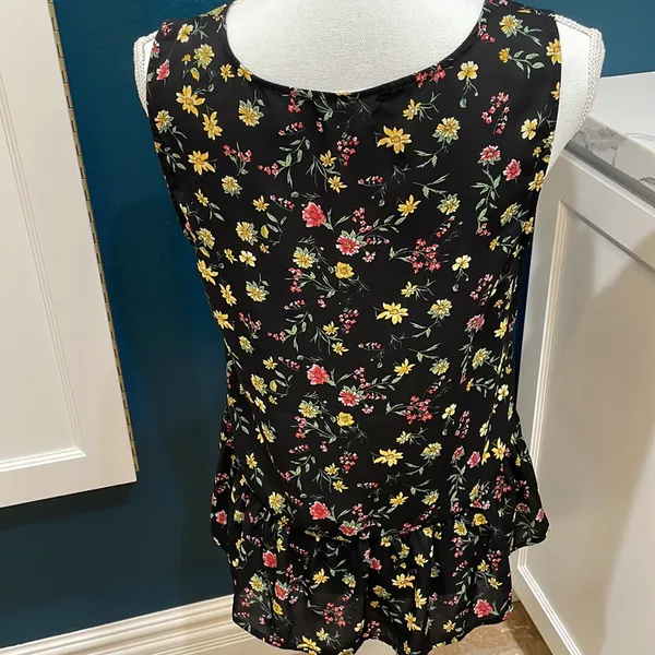 Pleione black floral blouse - Image 3