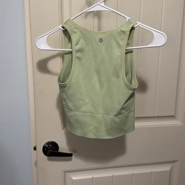Cropped athletic top Green - Image 2
