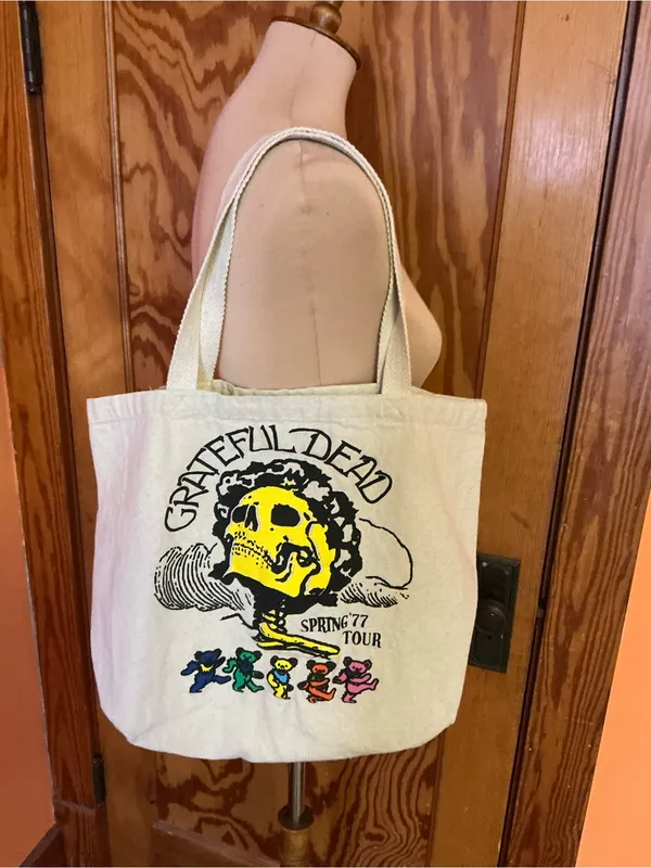 Urban Outfitters Grateful Dead Spring ’77 Tour Canvas Tote Bag Bears - Image 3