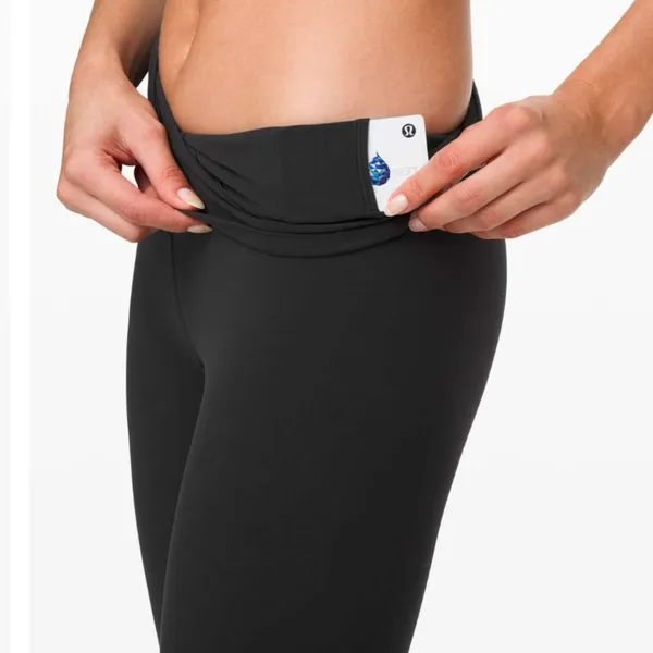 lululemon athletica Black High-Waisted Cropped Leggings - Image 5