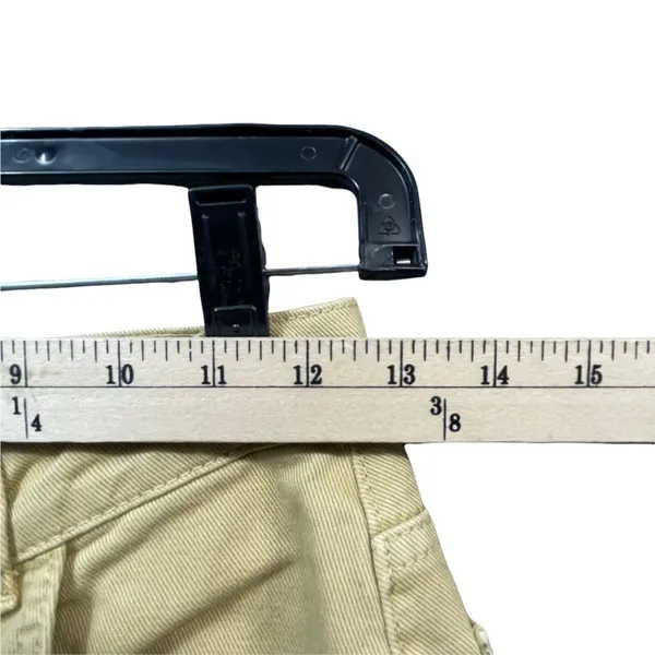 Reclaimed Vintage Cross Over‎ Button Fly Dad Jeans Womens 24 Stone Tan High Rise - Image 6
