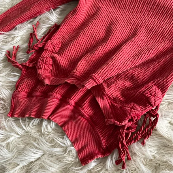 Free People One Red Long Sleeve - Image 3